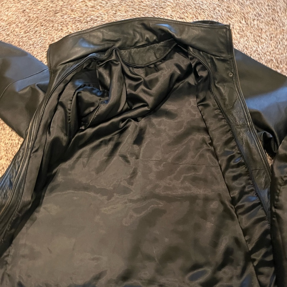 Croft and barrow leather jacket - Picture 7 of 10
